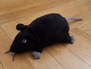 Ikea Maus Ratte in schwarz (groß) / Stofftier Kuscheltier