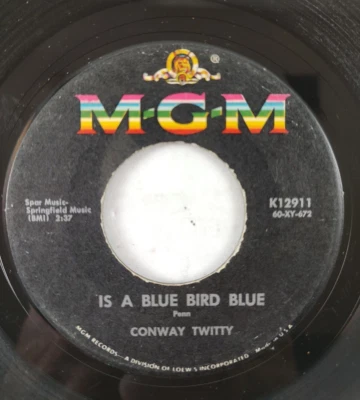 Conway Twitty - Is A Blue Bird Blue / She's Mine - Rockabilly 45 RPM 1960 - Image 1 of 4
