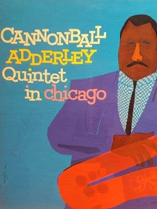 CANNONBALL ADDERLEY QUINTET In Chicago JOHN COLTRANE Stereo Mercury SR 60134 MS5 - Picture 1 of 7