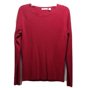 Luxuriöses Oberteil Shirt Pullover Gr. XL von Designers rot Strick Damen Pulli Langarm - Bild 1 von 12