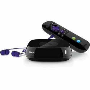 Roku 3 (3. Generation) Media Streamer 4200RW VUDU Edition - Schwarz - Bild 1 von 3