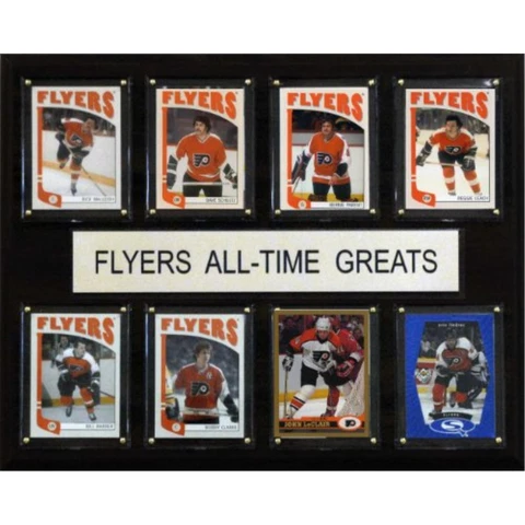 NHL 12"x15" Philadelphia Flyers All-Time Greats Plaque Cover