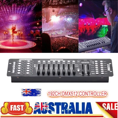 Controller 192CH DMX512 Stage Light Console Operator Universal Disco Party Show - image 1 of 4