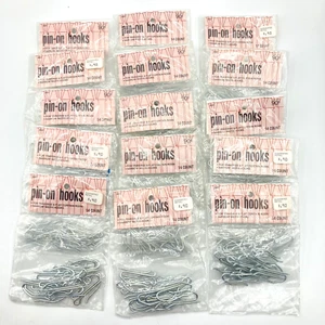 210 Vintage Dritz USA Pin-On Hooks Drapery Curtains Narrow Width 8007 NOS - Picture 1 of 4
