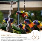 Bird Wooden Swing Parrot Hanging Toy   2 Pcs
