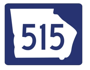 Georgia State Route 515 Sticker R4051 Highway Sign Road Sign Decal - Picture 1 of 1