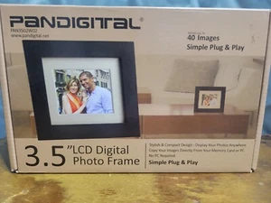 Pandigital 3.5" Digital Photo Picture Frame (Black) in Box. - Picture 1 of 5