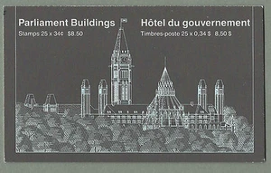 KANADA 1985 $ 8,50 Broschüre & Brot PARLAMENTSGEBÄUDE - 25 @ 34c SG 1155ba - postfrisch - Bild 1 von 3