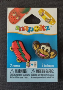Snap itz Bracelet, Footwear, Croc & Backpack Charms Never Used - Picture 1 of 2