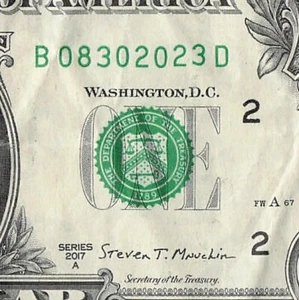 AUG 30 2023 Birthday Date Note Fancy Serial Number One Dollar Bill 08 30 2023 - Picture 1 of 11