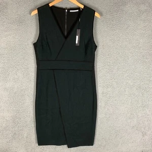 Tahari Dolce Dress Sheath Size 12 Black Sleeveless Striped Work Career NWT $128 - Picture 1 of 16