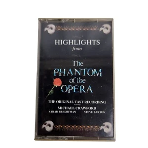Highlights From The Phantom Of The Opera The Original Cast Recording Cassette - Picture 1 of 3