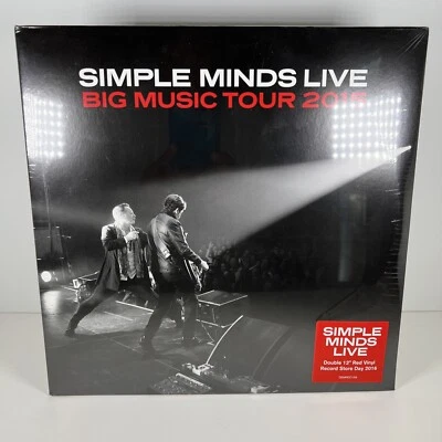 Simple Minds ‎– Big Music Tour 2015 - 2LP Red Vinyl - New/Sealed - RSD 2016 - Image 1 of 4