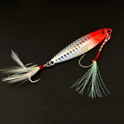 3pcs Pesca D'Acqua Dolce Esche Con Assistere Gancio Lento Pece Jig per Trota - Immagine 1 di 4