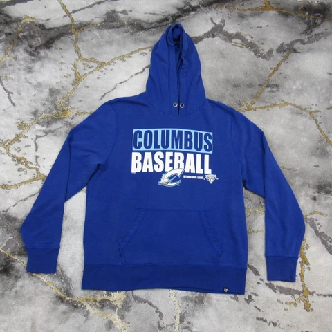 Columbus Baseball Hoodie Sweatshirt Youth XL Baseball Ohio Long Sleeve Pullover Cover