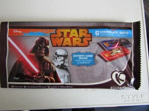 Kinnerton ~ Star wars ~ Activity Cards ~ Wrappers ~ Packets Choice - Picture 1 of 10