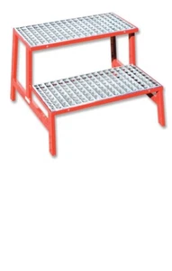 Heni Stopnie montażowe Stopnie kraty Schody Schody Schody bezpieczeństwa 300kg Wysokość 450mm - Zdjęcie 1 z 2