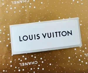 Echte Louis Vuitton Aufkleber Geschenkverpackung LOGO Boutique 8er Set - Bild 1 von 2
