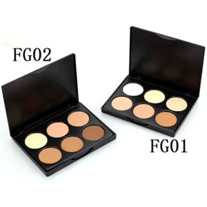6 Colors Makeup Face Contour Powder Concealer Bronzer Highlighter фη & ш{ R5A3 - Picture 1 of 4
