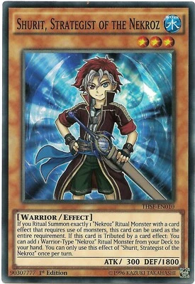 Shurit, Strategist of the Nekroz THSF-EN010 Super Rare Yu-Gi-Oh Card 1st Ed - Image 1 of 3