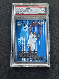 Russell Westbrook 2008-09 Press Pass Insider Insight Rookie Card #11-6 • PSA 9 - Picture 1 of 2
