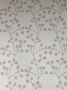 Vanessa Arbuthnott Dainty Daisy Fabric Pink and Green. Discontinued - Picture 1 of 3