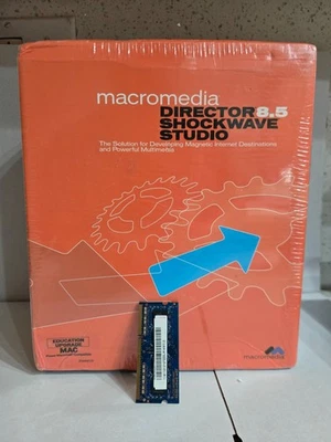 macromedia DIRECTOR 8.5 SHOCKEARE STUDIO_EDUCATION UPGRADE_FOR WINDOWS & MAC - Image 1 of 4