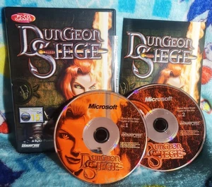 Dungeon Siege - PC CD-ROM Windows Game 2002 2 Disc with Manual - Picture 1 of 4