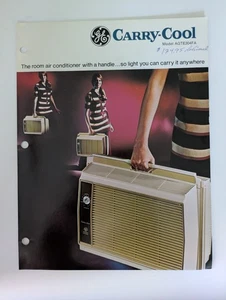 GE Carry-Cool Air Conditioner Brochure 1960s Model AGTE304FA Mod Design - Picture 1 of 3