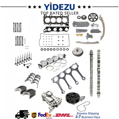 Engine Overhaul Rebuild Kit Camshaft For 02-06 Honda Accord Element CR-V 2.4L L4 - Image 1 of 4
