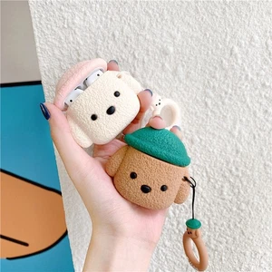 AirPods Case Silicone Protective Teddy Dog Cartoon Case For AirPod 1/2/3/4 Pro - Picture 1 of 7