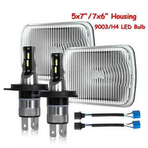 For Chevrolet Astro Express Cargo Van Pair 5X7" 7x6" LED Headlight High/Low Beam - Picture 1 of 18