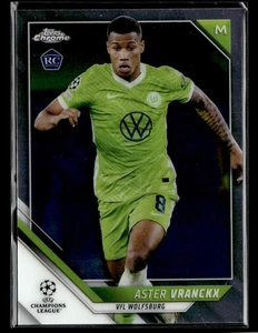 2021-22 Topps Chrome UEFA Champions League Aster Vranckx #192 Rookie - Picture 1 of 2