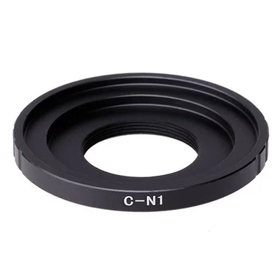 For Nikon V1 V2 V3 J1 J2 J3 J4 J5 C-N1 Adapter Ring Black C mount Lens - Image 1 of 4