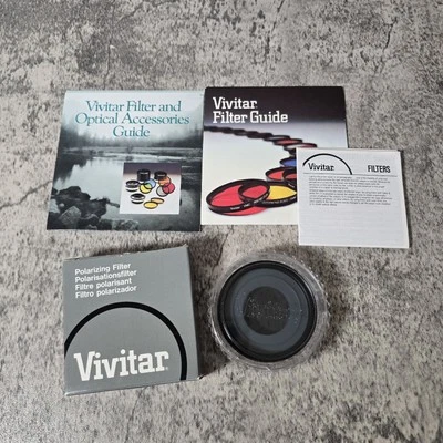 Vivitar 49mm Polarizing Camera Filter Lens with  hard case & Original Box  - Image 1 of 4