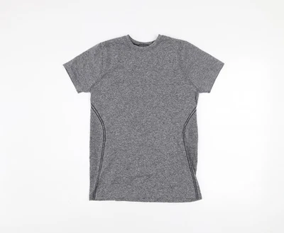 Dunnes Stores Men's Grey Short Sleeve Athletic T-Shirt Size S - Image 1 of 4