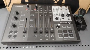 YAMAHA AG08 B Black 8ch Live Streaming Mixer USB Audio Interface w/ Box Tested - Picture 1 of 11