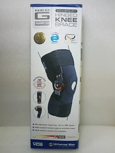 NEO G~Adjusta Fit~Hinged Knee Brace~Firm Support~Fits Most~Fits Left or Right - Picture 1 of 5