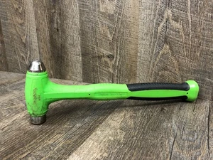 Snap On 8 Ounce Soft Grip GREEN Dead Blow Ball Peen Hammer HBBD8 Fast Ship! - Picture 1 of 23