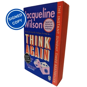 Signed Book - Think Again by Jacqueline Wilson First Edition 1st Print - Picture 1 of 4
