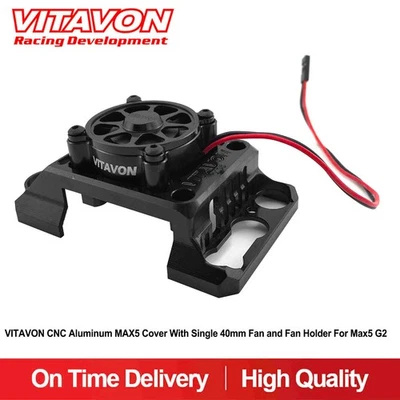 Vitavon MAX5 ESC Cover With Single 40mm Fan and Fan Cover For Max5 G2 - Image 1 of 3