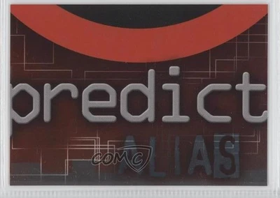 2006 Alias Season 4 Predictions Foil Puzzle Cards Look Rambaldi wrote #PR6 0b3 - Image 1 of 3