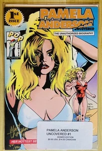 Pamela Anderson Uncovered #1 1995 NM/NM+ Signed Comic Ltd Ed #261/400 Baywatch - Picture 1 of 4
