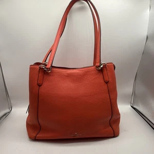 Kate Spade New York Jackson Shoulder Bag Tangerine Pebbled Leather Purse - Bild 1 von 19