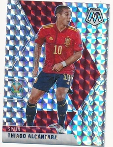 THIAGO ALCANTARA 2021 PANINI MOSAIC SILVER MOSAIC PRIZM #168 SOCCER MINT - Picture 1 of 2