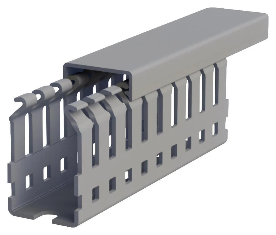 Canal De Cable De PVC, 25x40mm, 2m, Gris - 1SET411009R0000 - Imagen 1 de 1