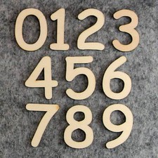Comic Sans Font Number Set in 3mm or 6mm Plywood  0-9, 10 Characters