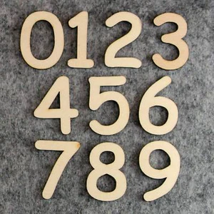 Comic Sans Font Number Set in 3mm or 6mm Plywood 0-9, 10 Characters - Picture 1 of 1