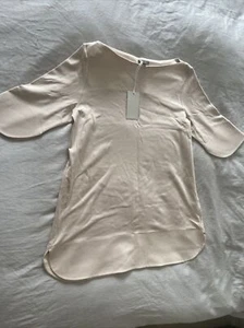 Top manga 3/4 beige COS, nuevo talla M - Imagen 1 de 9