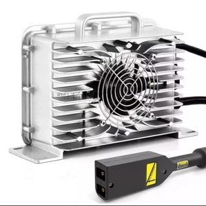72Volt 25A Smart Lithium Battery Golf Cart Charger For EZGO TXT w/D Style Plug - Picture 1 of 10